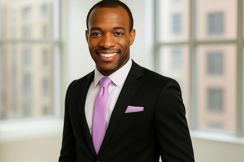 Trilece Ties for Men - Mens Solid Color Formal Necktie and Pocket Square Sets - Image 4